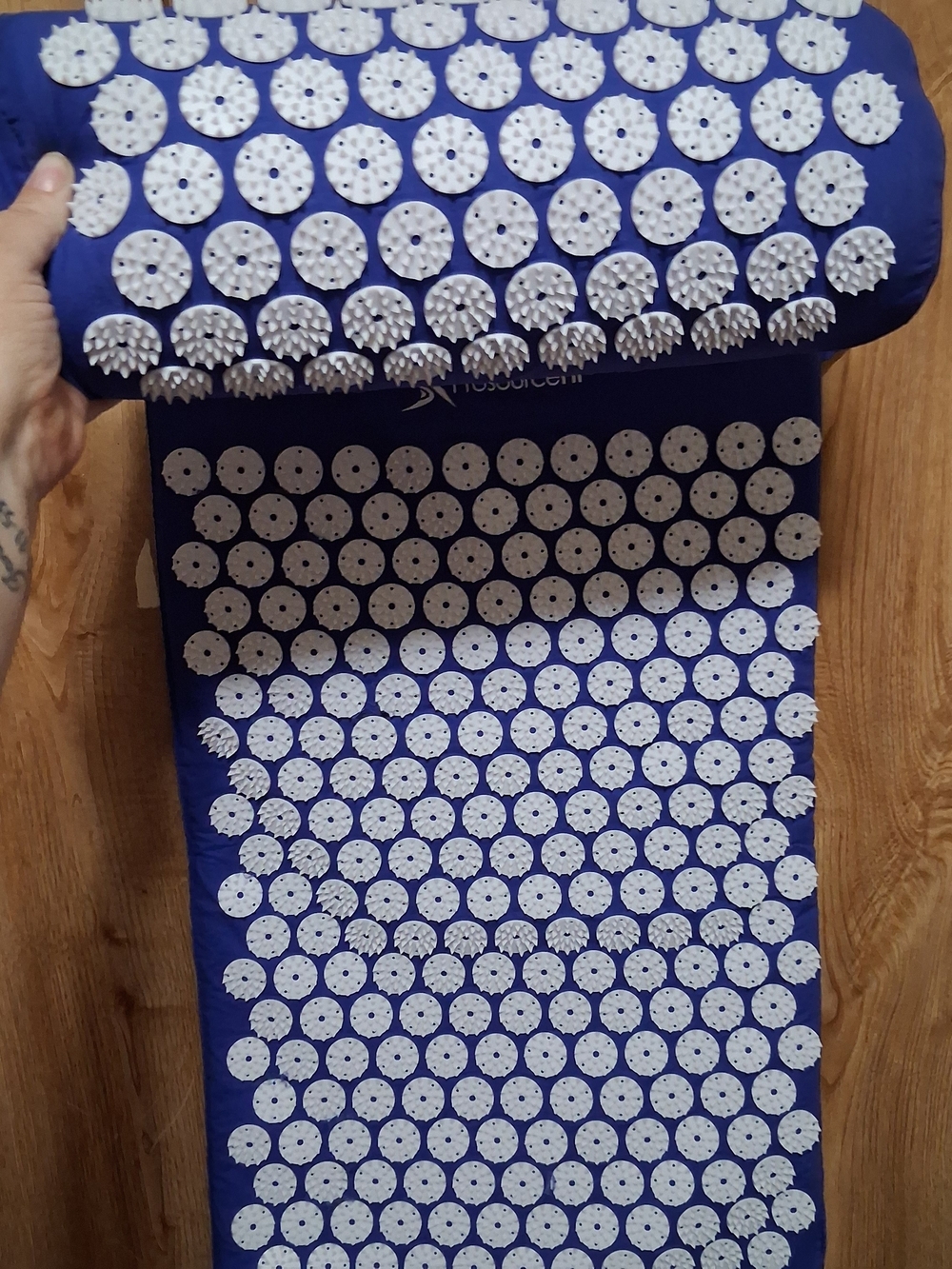 Blue At-Home Acupressure Mat & Pillow Set Self Care, Healing, Pain Management